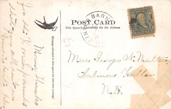 Center Barnstead New Hampshire Exaggeration "In the Future" Postcard AA65222 - Image 2