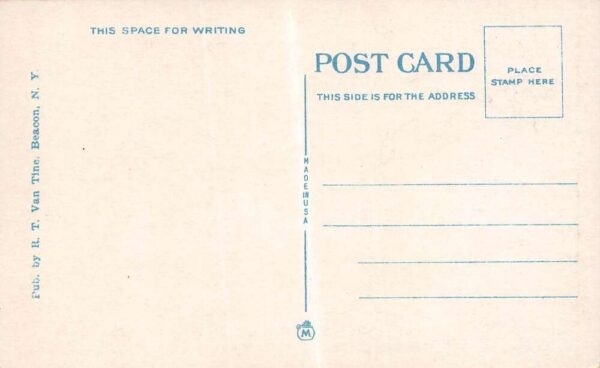 Beacon New York Lewis Tompkins Hose Company Sky Tinted Vintage Postcard U2987 - Image 2