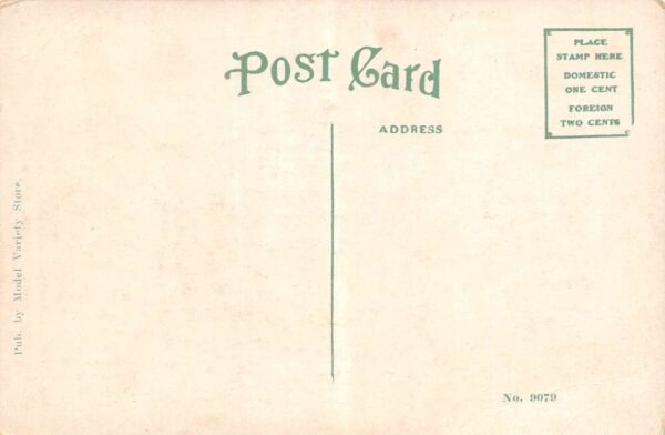 Nowata Oklahoma City Hall B/W Lithograph Vintage Postcard U2990 - Image 2