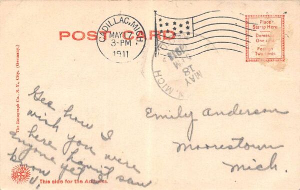 Cadillac Michigan Cadillac State Bank Murphy & Diggins Lumber Vintage PC U2999 - Image 2