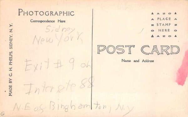 Sidney New York D and H Train Wreck Disaster Real Photo Postcard AA65270 - Image 2