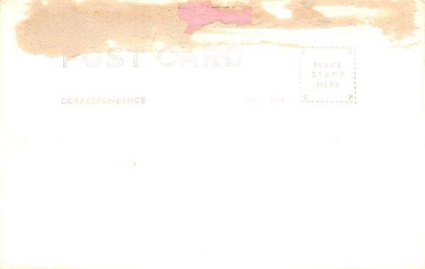 Fort Peck Montana Fort Peck School Real Photo Vintage Postcard AA65299 - Image 2