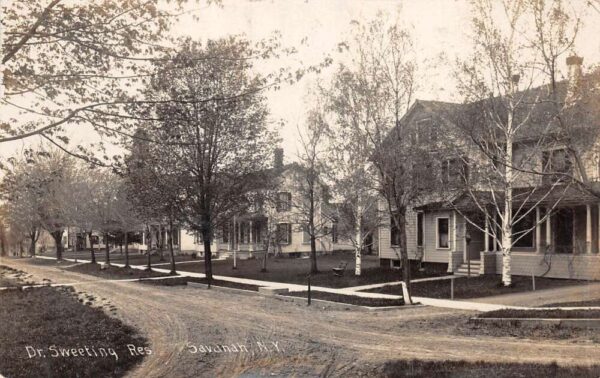 Savanah New York Dr Sweeting Residence Real Photo Vintage Postcard AA65330