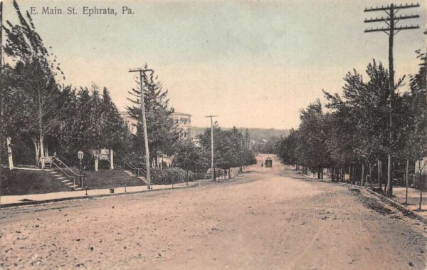 Ephrata Pennsylvania East Main Street Residences & Street Car PC U3252