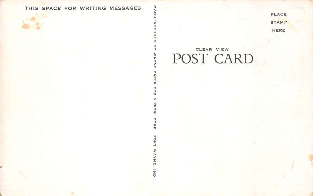 Columbia City Indiana Van Buren Street Sherwin Williams Paints Vintage PC U3270 - Image 2