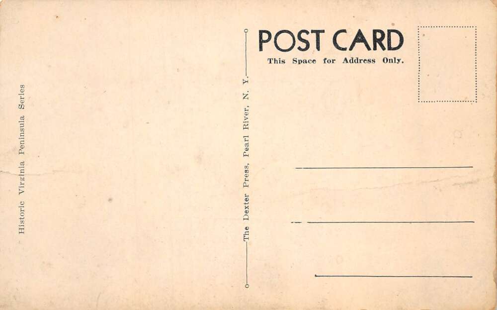 Hampton Virginia Hampton Roads Golf & Country Club Vintage Postcard U3336 - Image 2