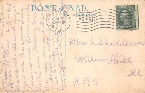 Mattoon Illinois Reliance Factory Exterior W/ Employees Vintage Postcard U3346 - Image 2