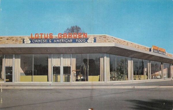 Greenwood Indiana Lotus Garden Tropical Lounge Exterior, Photochrome PC U3425