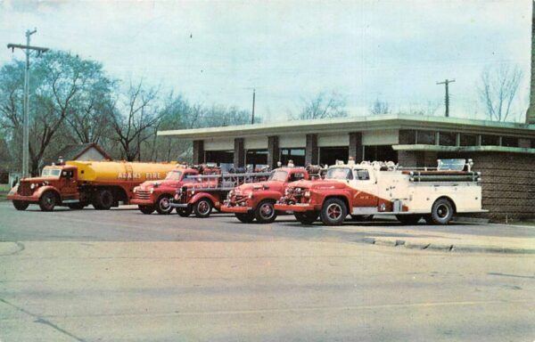 Friendship Wisconsin Adams Fire Department, Exterior Color Photochrome PC U3470