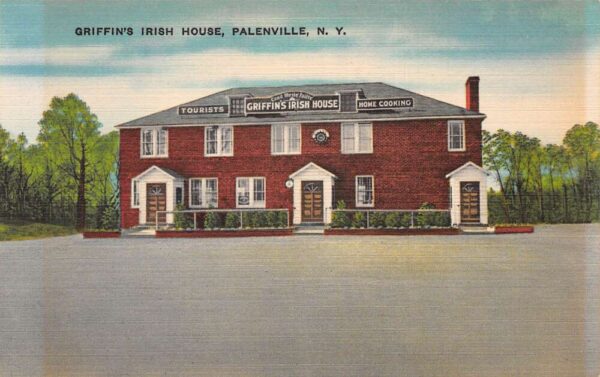 Palenville New York Griffin's Irish House Bar & Restaurant Vintage PC U3544