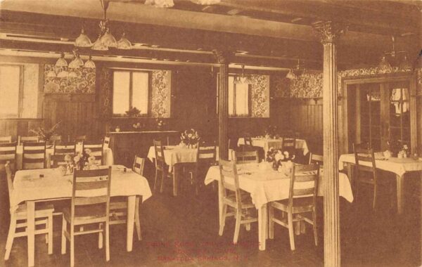 Saratoga Springs New York Dining Room, Young Women's Industrial Club PC U3561