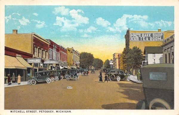 Petoskey Michigan Mitchell Street Mac's Bake Shop & Tea Room PC U3631