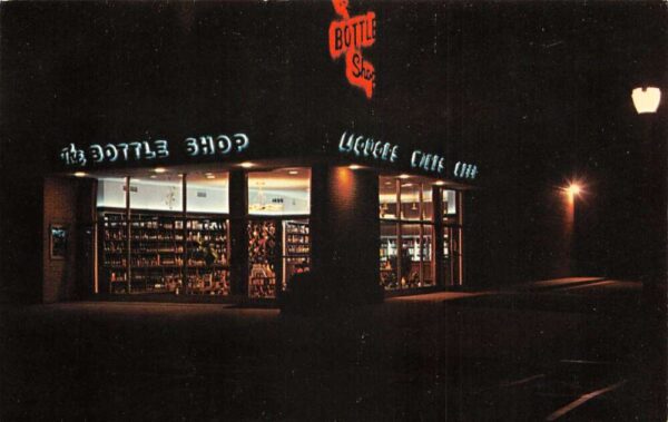 Spring Lake New Jersey The Bottle Shop Liquor Store Vintage Postcard AA65506