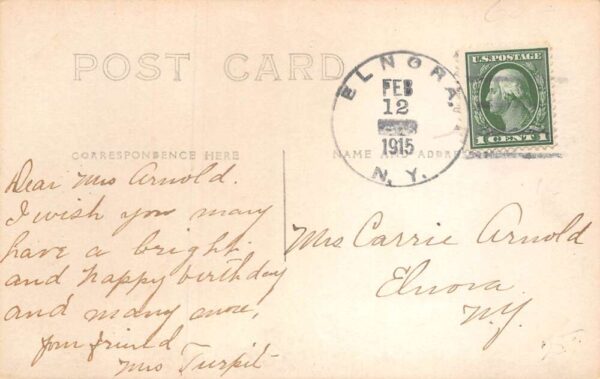 Elnora New York General Store Post Office Real Photo Postcard AA65567 - Image 2