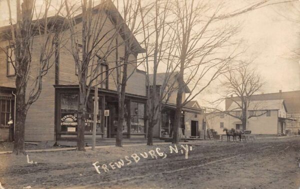 Frewsburg New York Business Section Furniture Store Real Photo Postcard AA65569