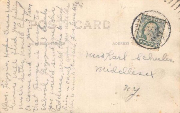 Naples New York Main Street Real Photo Vintage Postcard AA65578 - Image 2