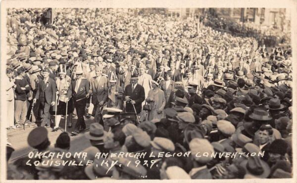 Louisville Kentucky Oklahoma American Legion Convention Real Photo PC AA65657