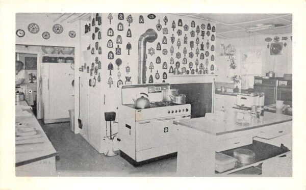 Eastford Connecticut General Lyon Inn Kitchen Vintage Postcard AA65706