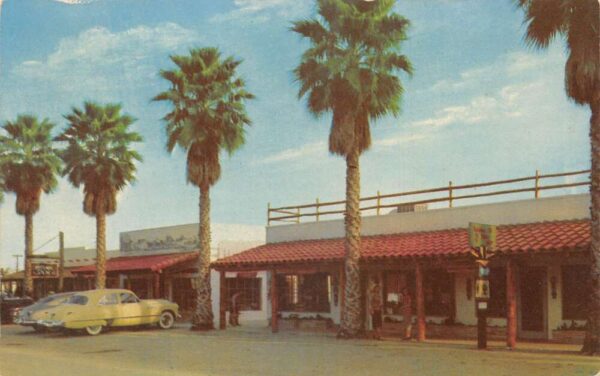 Scottsdale Arizona West Main Street Shops Vintage Postcard AA65709
