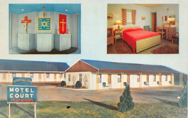Neshaminy Pennsylvania Warrington Motel with Inter-Faith Chapel PC AA65728