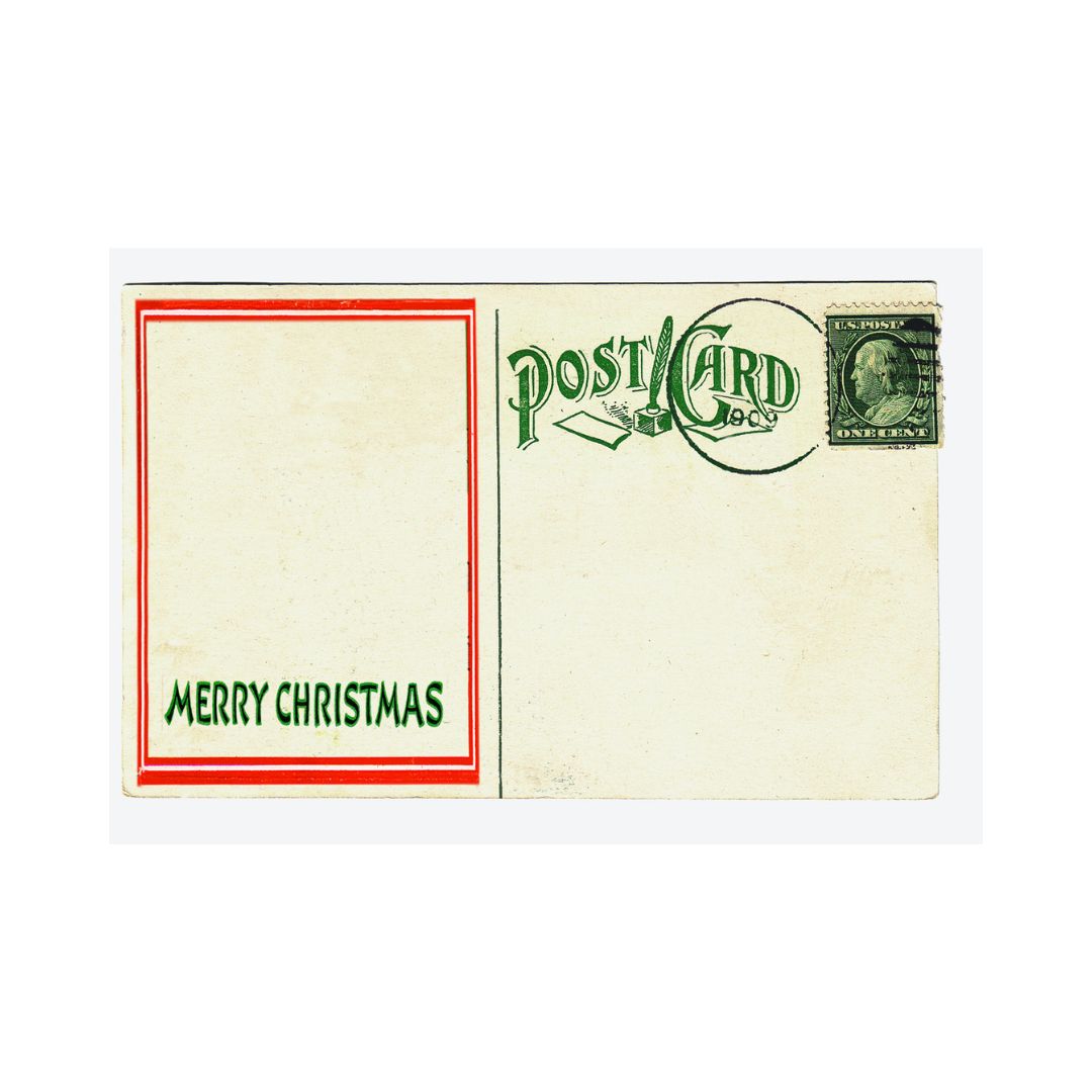 Vintage Christmas postcard