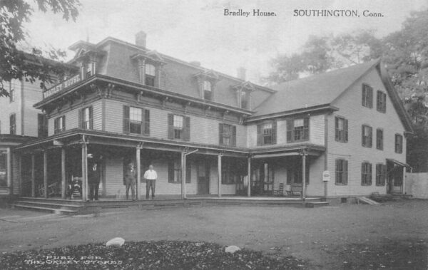 Southington Connecticut Bradley House Vintage Postcard AA65765
