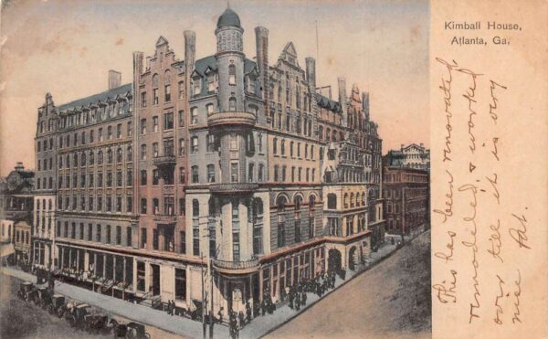 Atlanta Georgia Kimball House Vintage Postcard AA65772