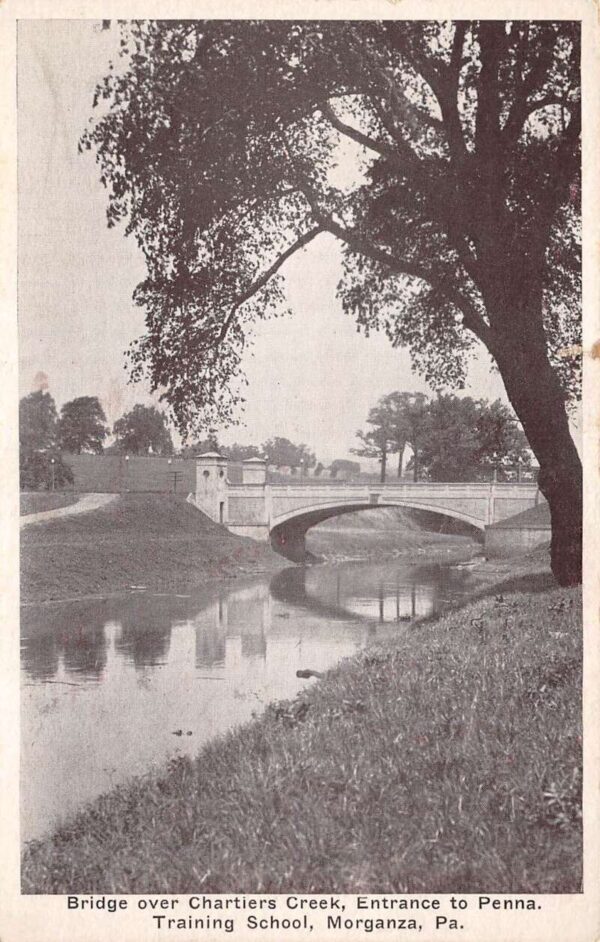 Morganza Pennsylvania Bridge On Chartiers Creek, Pennsylvania Training School PC U3780