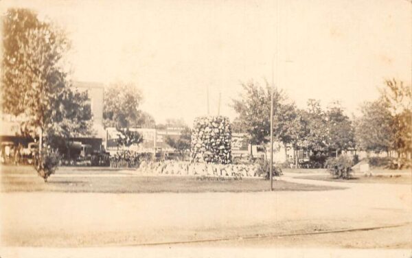 Topeka Kansas Depot Train Station Street Scene Real Photo PC AA65865