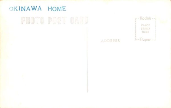Okinawa Japan Country Home Real Photo Vintage Postcard AA65900 - Image 2