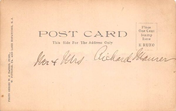 Bath New York Romance Greetings "Before Marriage" Real Photo Postcard AA65909 - Image 2