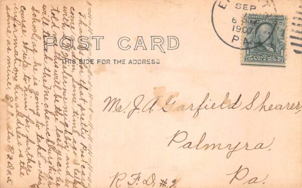 Ephrata Pennsylvania Bethany Reformed Church Real Photo Vintage Postcard AA66017 - Image 2