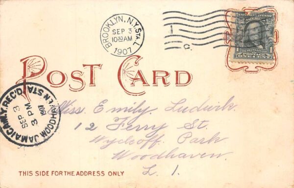 Southfields New York Lake Mambasha View from Club House Postcard AA66127 - Image 2
