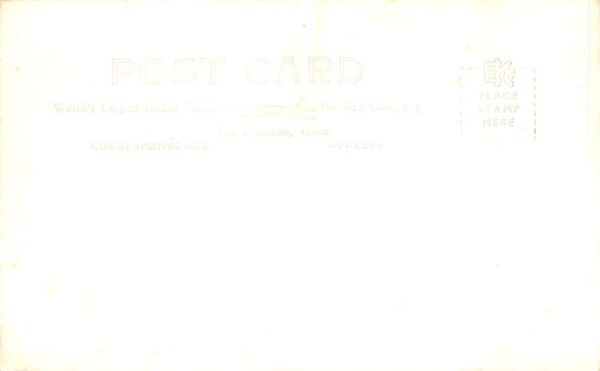 Texas A and M College University Serpentine Lounge Real Photo Postcard AA66226 - Image 2