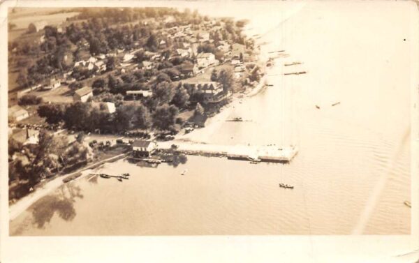 Caesarea Ontario Canada Aerial View Real Photo Vintage Postcard AA66248
