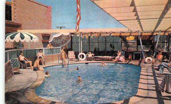 Laguna Beach California Laguna Riviera Swimming Pool Vintage Postcard AA66443