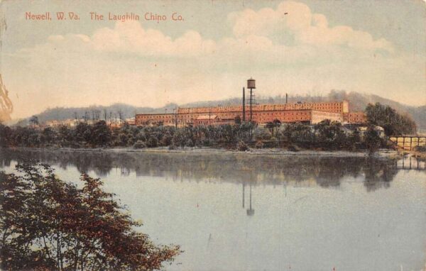 Newell West Virginia Laughlin China Co Fiesta Ceramics Pottery Postcard AA66529