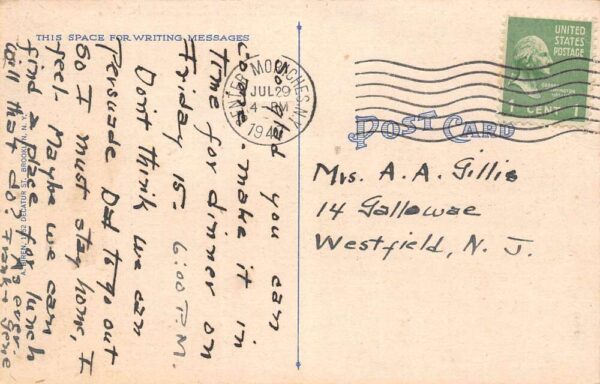Long Island New York Center Moriches In Long Island Color Linen PC U4142 - Image 2