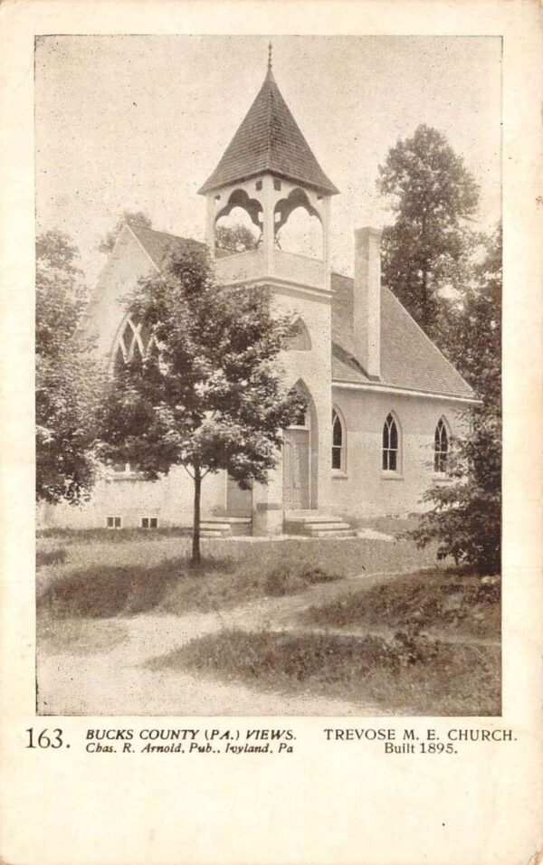 Trevose Pennsylvania ME Church Vintage Postcard AA66737