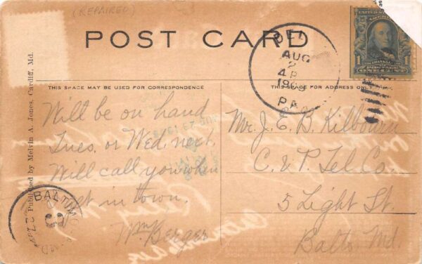 Delta Pennsylvania Main Street Vintage Postcard AA66742 - Image 2