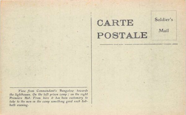 Prison Camp and the YMCA Street Scene Vintage Postcard AA66844 - Image 2