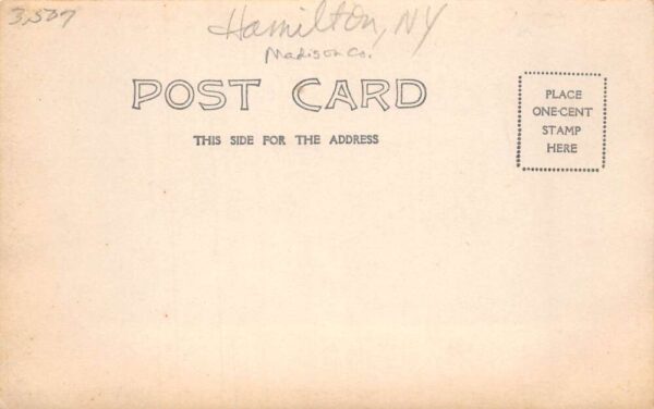 Hamilton New York Colgate University Library Real Photo Postcard AA67007 - Image 2