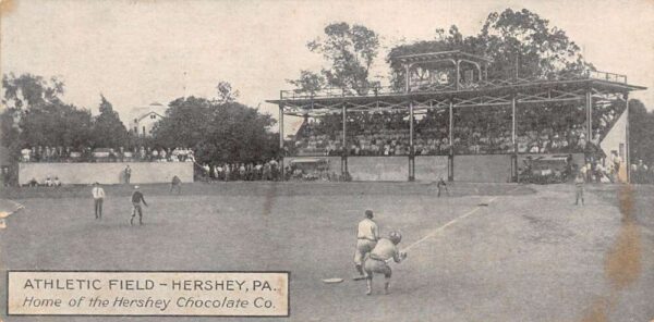 Hershey Pennsylvania Athletic Field Baseball Stadium Sports Postcard AA67012