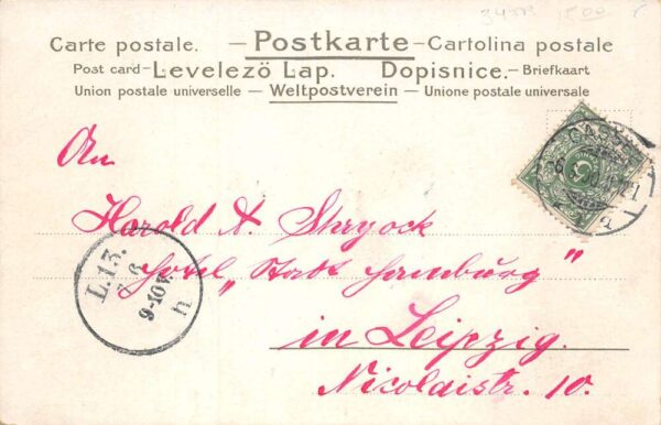 German Military Horse Carts Fleeing Battle Vintage Postcard AA67022 - Image 2