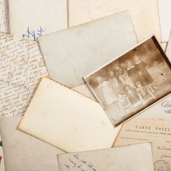 vintage postcards and photos
