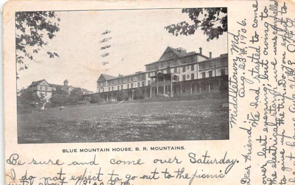 Pen Mar Pennsylvania Blue Mountain House Blue Ridge Mts Vintage Postcard AA67060