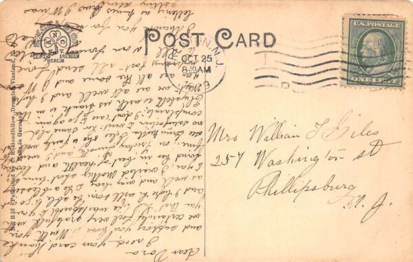Vineland New Jersey WJRR Train Station Vintage Postcard AA67165 - Image 2