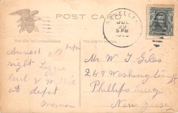 Asbury Park New Jersey "Holding his Own" Vintage Postcard AA67219 - Image 2