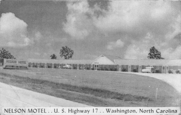 Washington North Carolina Nelson Motel Vintage Postcard AA67300