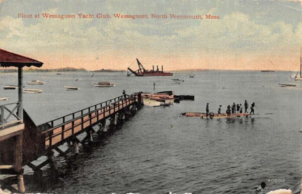 North Weymouth Massachusetts Wessaguset Yacht Club Float Dredge PC AA67302